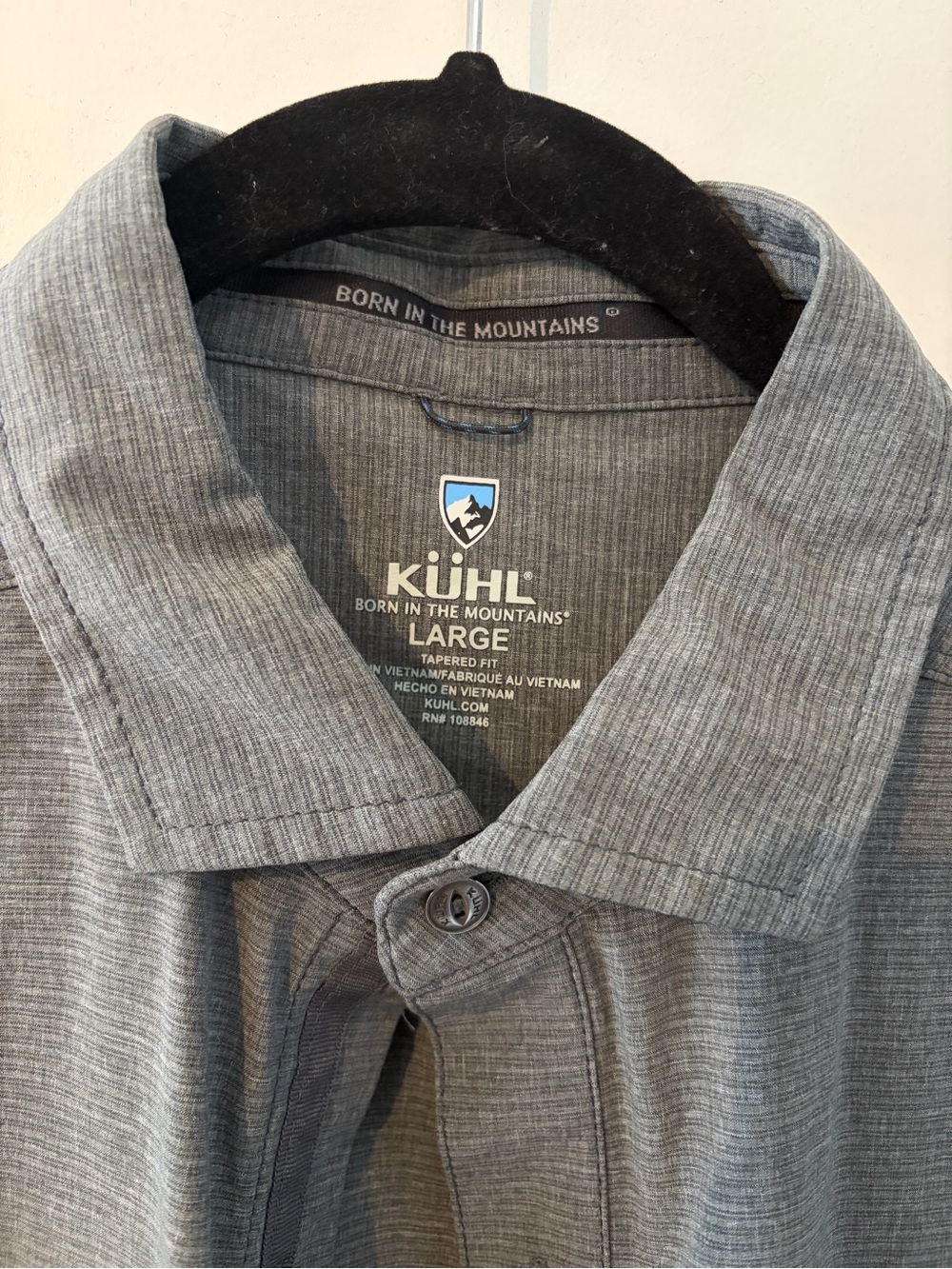 KÜHL Men's Shirt - Heather Gray